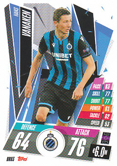 Hans Vanaken Club Brugge 2020/21 Topps Match Attax CL #BRU03